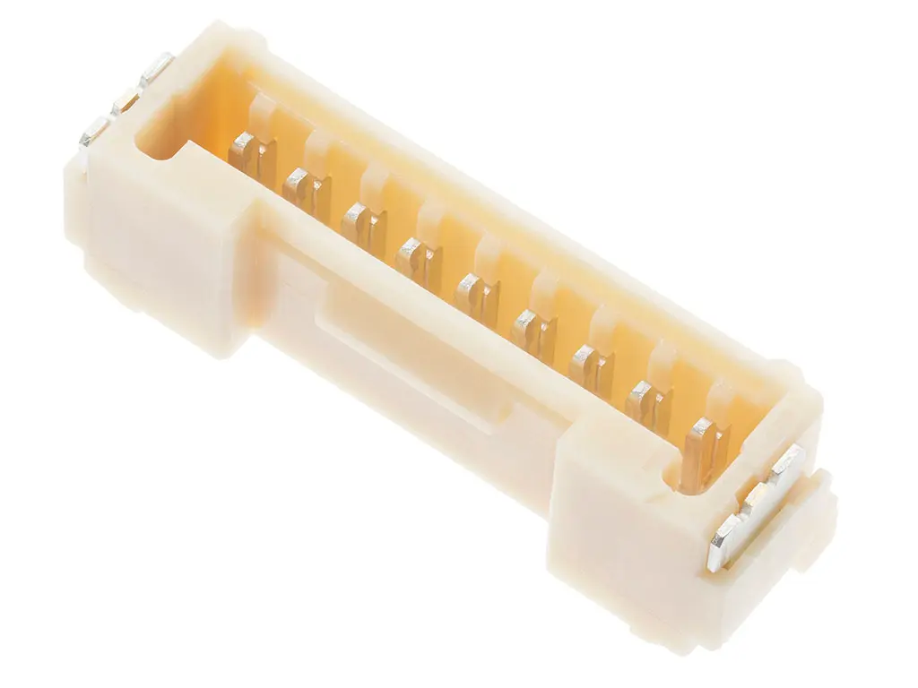 Produktfoto 1 von Molex 505568 Leiterplattenleiste Vertikal, 2-polig / 1-reihig, Raster 1.25 mm Raster Oberfläche, Ummantelt