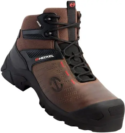 Produktfoto 1 von Heckel 67303, Unisex, Sicherheitsstiefel Braun mit Nicht-metallisch-Schutzkappe, Größe 38 38