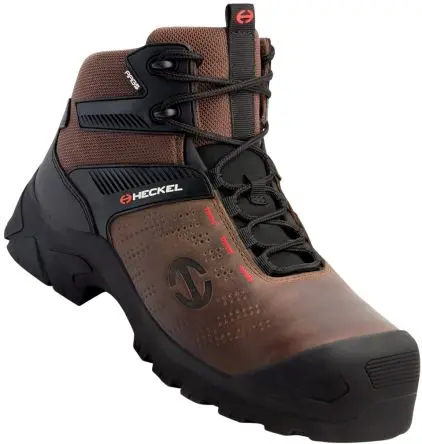 Produktfoto 1 von Heckel 67303, Unisex, Sicherheitsstiefel Braun mit Nicht-metallisch-Schutzkappe, Größe 42 42