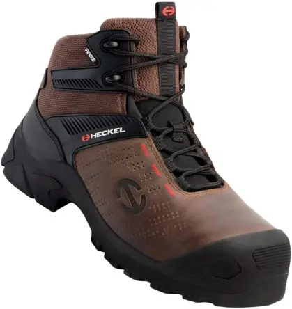 Produktfoto 1 von Heckel 67303, Unisex, Sicherheitsstiefel Braun mit Nicht-metallisch-Schutzkappe, Größe 43 43