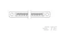 Produktfoto 1 von TE Connectivity 485897, Kabel Vertikal FPC-Steckverbinder, 4-polig Stecker / 1-reihig, Raster 2.54 mm