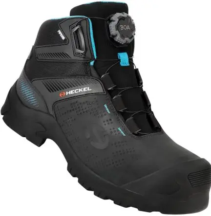 Produktfoto 1 von Heckel MACSOLE ADVENTURE 3.0, Herren, Knöchel-Sicherheitsstiefel Schwarz, Blau mit Videosignal-Schutzkappe, Größe 44 10