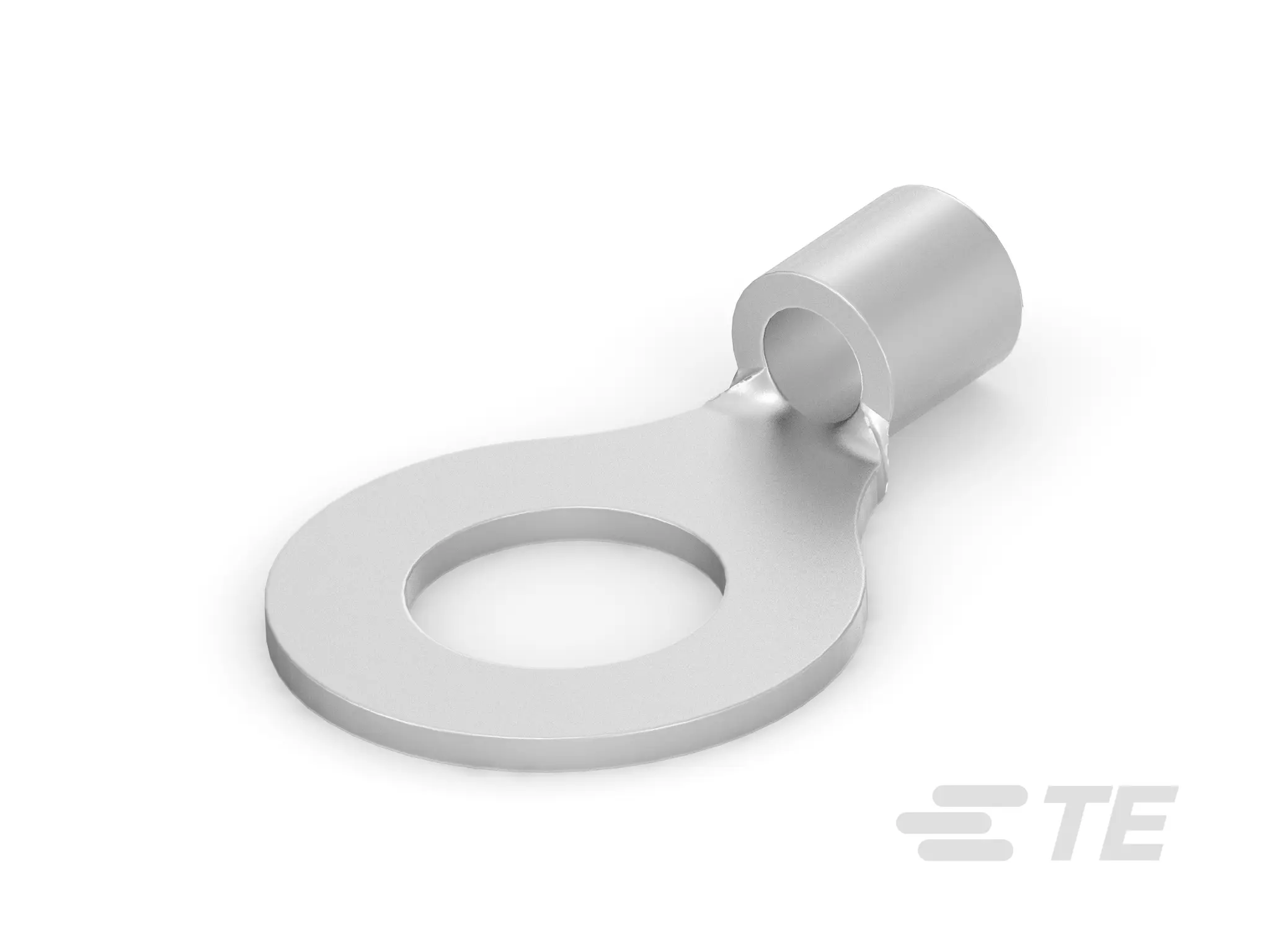 Produktfoto 1 von TE Connectivity Solistrand Ringkabelschuh, Unisoliert 16 AWG, Silber, 14 AWG max.AWG, innen ø 6.35 mm, 14 mm