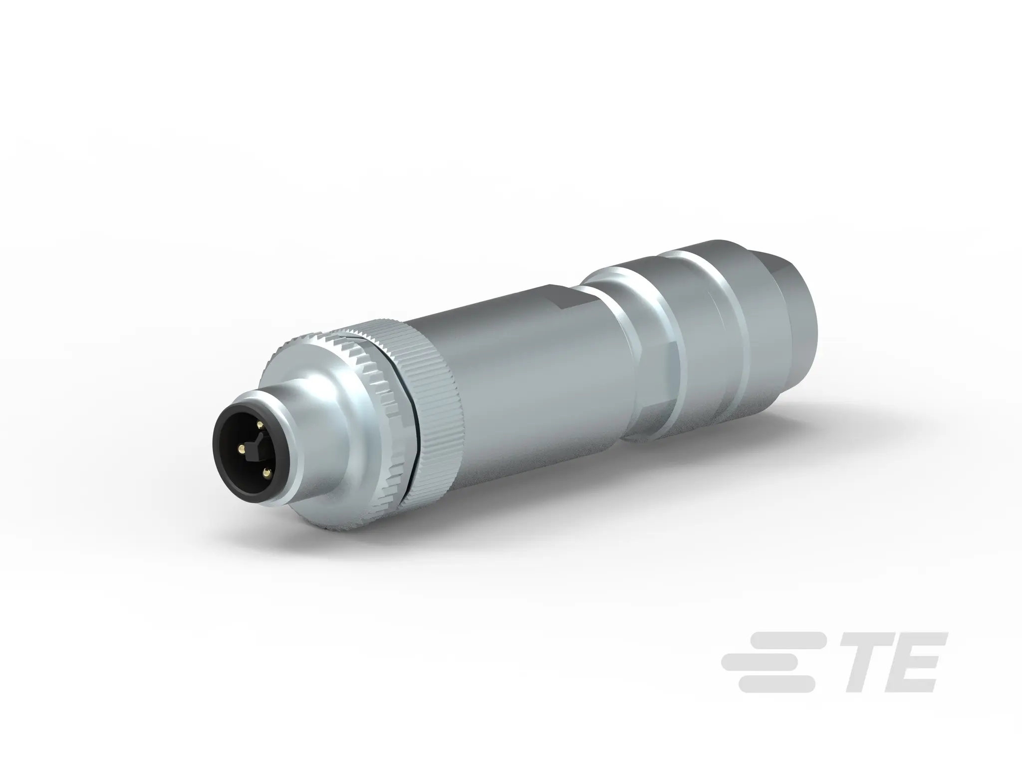 Produktfoto 1 von TE Connectivity 3-2172 M12 Rundsteckverbinder Stecker