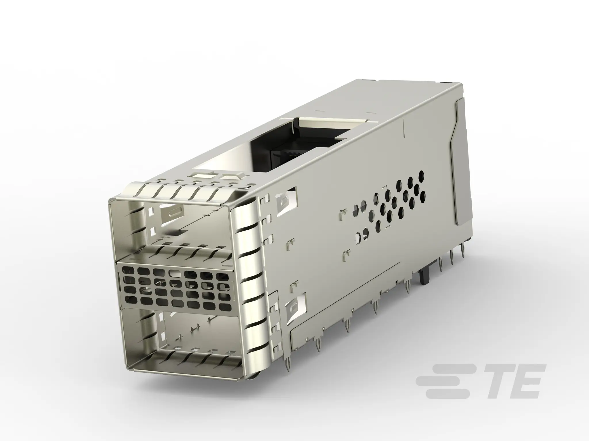 Produktfoto 1 von TE Connectivity zQSFP+/QSFP28 Steckbarer E/A-Steckverbinder ZQSFP+ Stecker, 2-fach 76-polig
