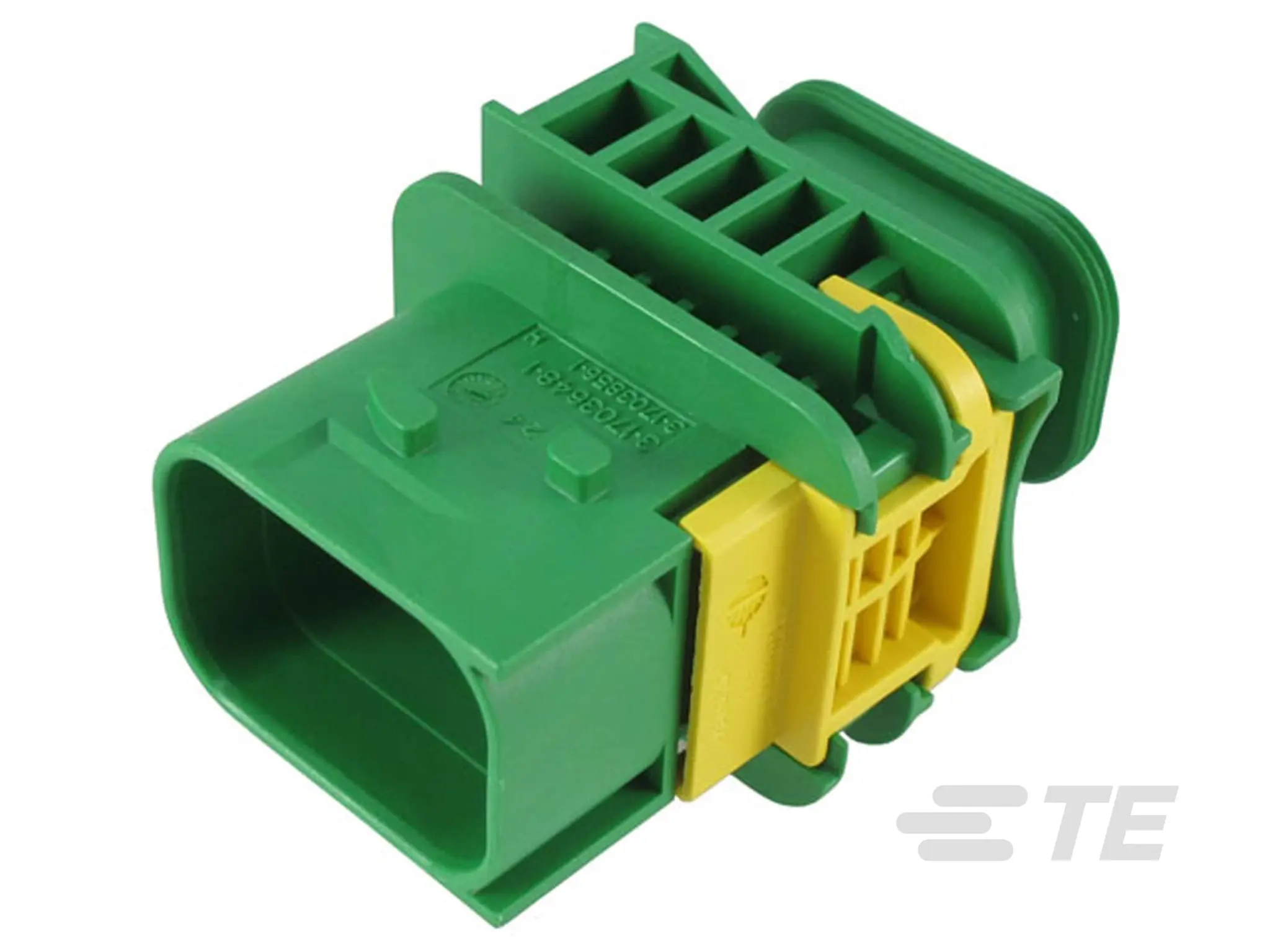 Produktfoto 1 von TE Connectivity 3-1703648-1 Serie Gehäuse für Steckeranschlüsse Glasfaserverstärktes Polybutylenterephthalat, Stecker,