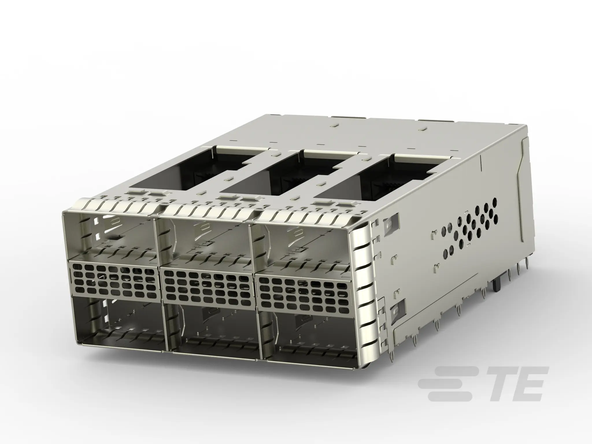 Produktfoto 1 von TE Connectivity zQSFP+/QSFP28 Steckbarer E/A-Steckverbinder ZQSFP+ Stecker, 6-fach 228-polig