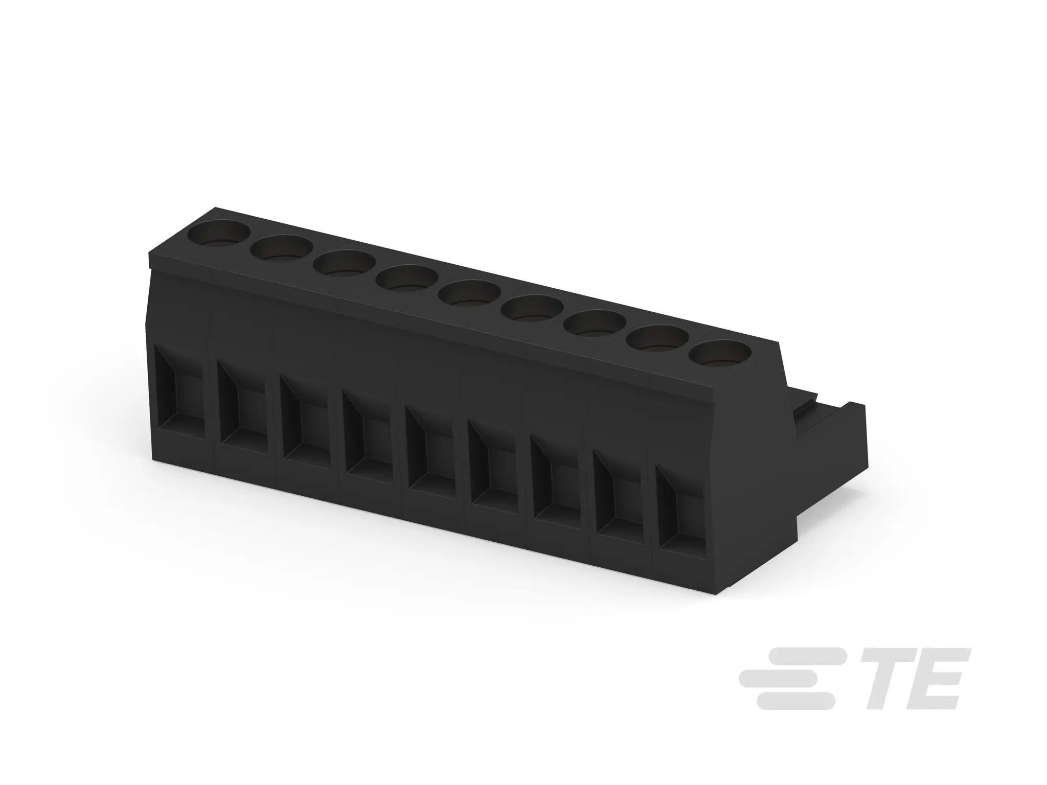 Produktfoto 1 von TE Connectivity 23059 Steckbarer Klemmenblock Steckverbinder 9-Kontakte 5mm-Raster Vertikal