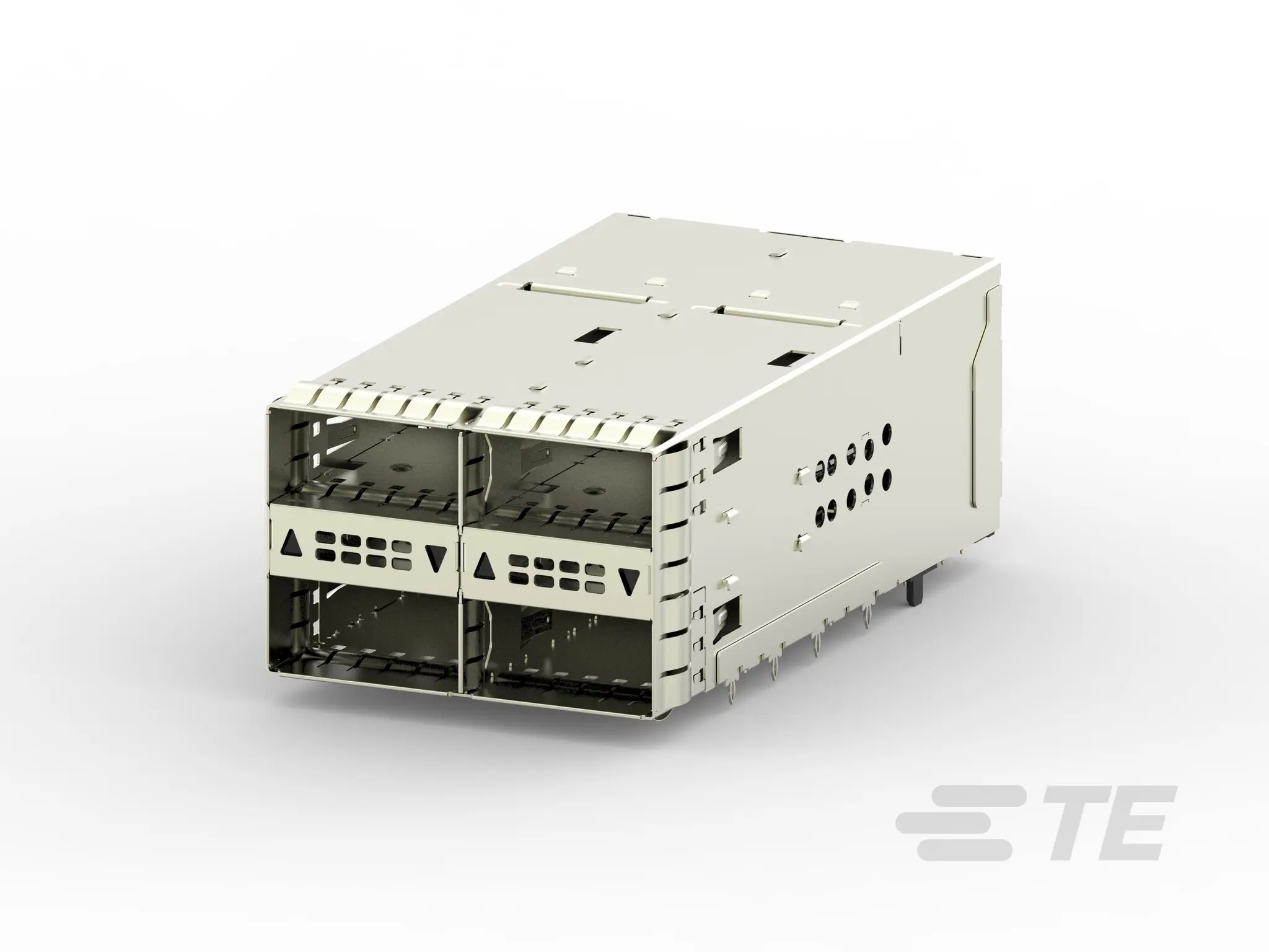 Produktfoto 1 von TE Connectivity zQSFP+/QSFP28 Steckbarer E/A-Steckverbinder ZQSFP+ Buchse, 4-fach 152-polig