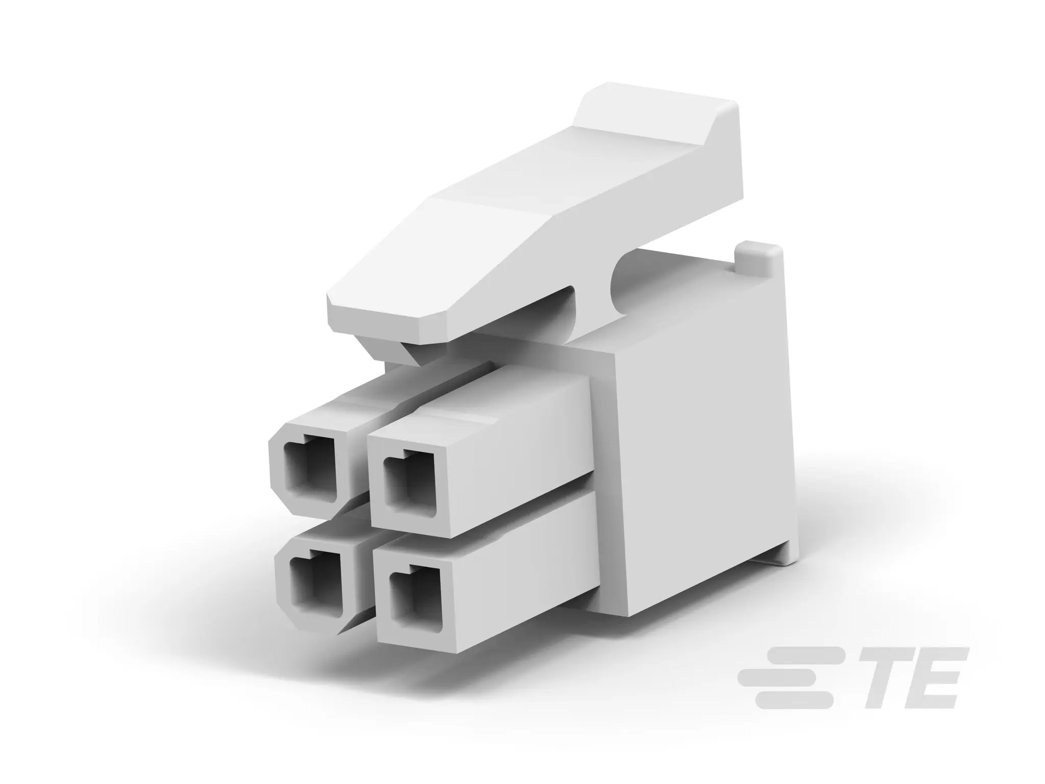 Produktfoto 1 von TE Connectivity Gehäuse Steckverbindergehäuse für Rechteckiger Steckverbinder, Micro MATE-N-LOK