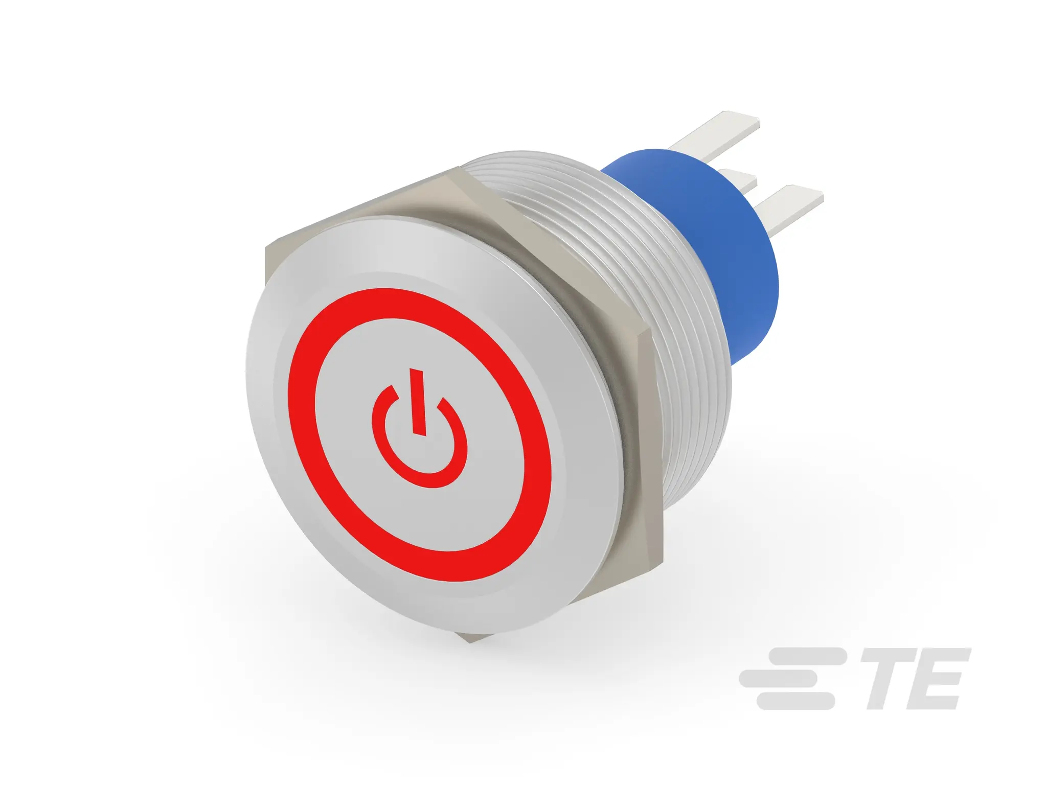 Produktfoto 1 von TE Connectivity Alcoswitch AV25 Druckschalter Beleuchtet Ein-Aus Buchse, SPST / 3A 250 V ac, IP67
