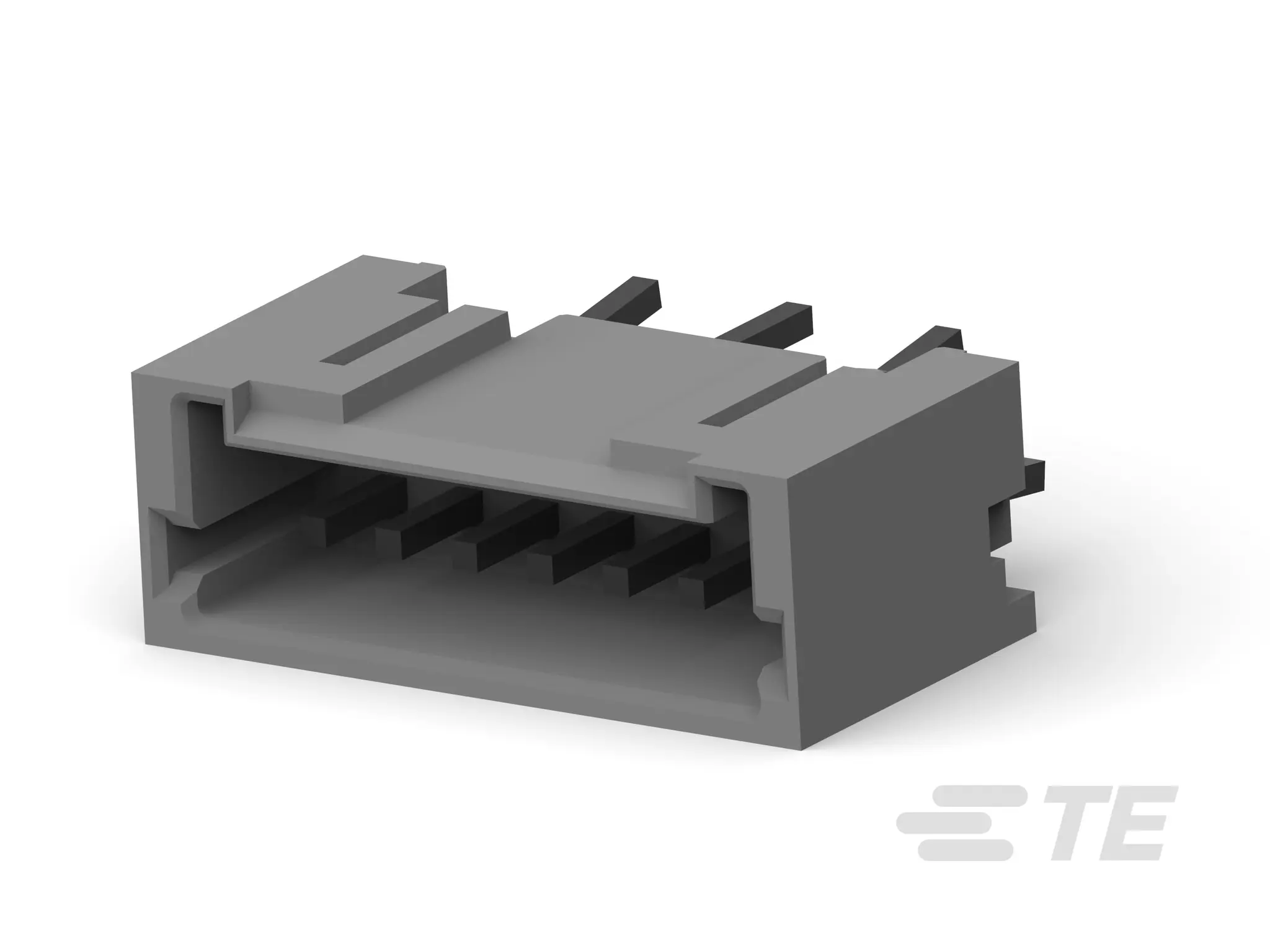 Produktfoto 1 von TE Connectivity AMP Mini CT Leiterplatten-Stiftleiste Vertikal, 7-polig / 1-reihig, Raster 1.5mm, Ummantelt