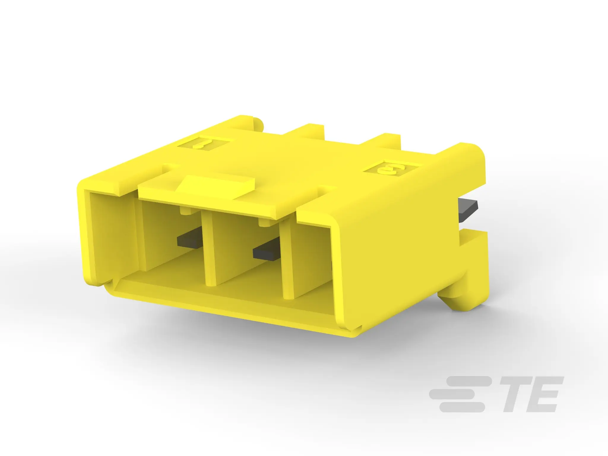 Produktfoto 1 von TE Connectivity Power Key 5.0 Leiterplattenleiste Vertikal, 3-polig / 1-reihig, Raster 5 mm Raster Platine,