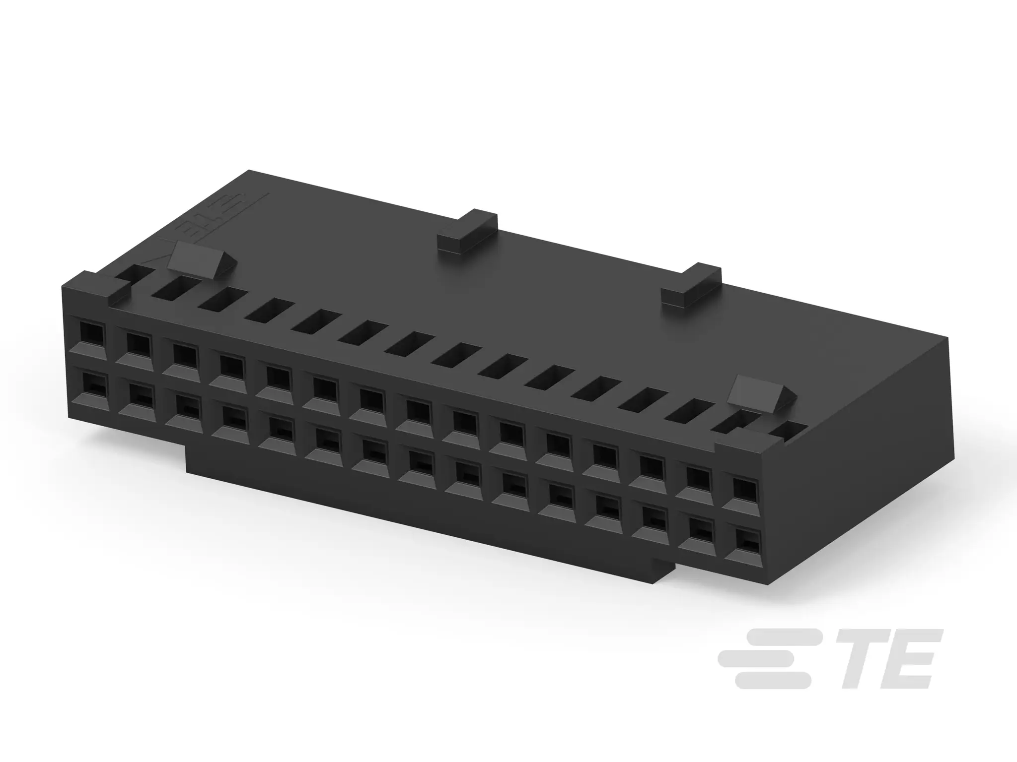 Produktfoto 1 von TE Connectivity AMPMODU Steckergehäuse 2.54 mm, 30-polig / 2-reihig