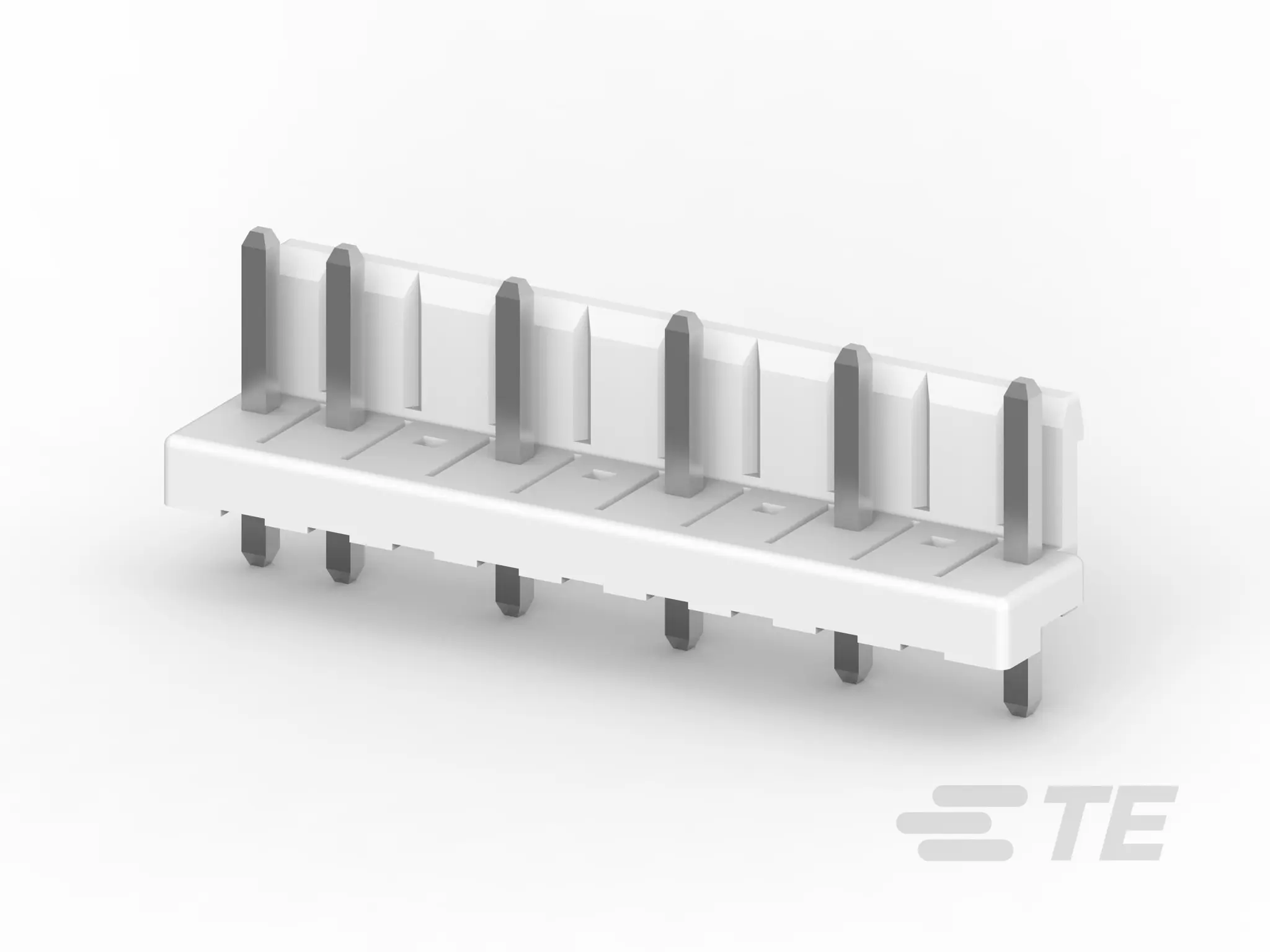 Produktfoto 1 von TE Connectivity 2-2316 Leiterplattenleiste Vertikal, 10-polig / 1-reihig, Raster 3.96 mm Raster Platine, Kabel-Platine,
