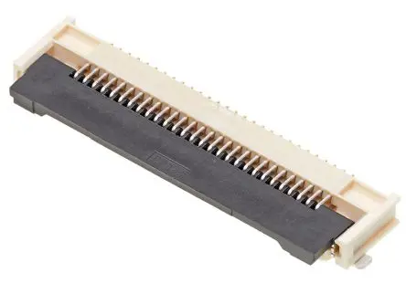Produktfoto 1 von Molex 505110-2891, Oberfläche gewinkelt FPC-Steckverbinder, 28-polig, Raster 0.5 mm, Unterseite
