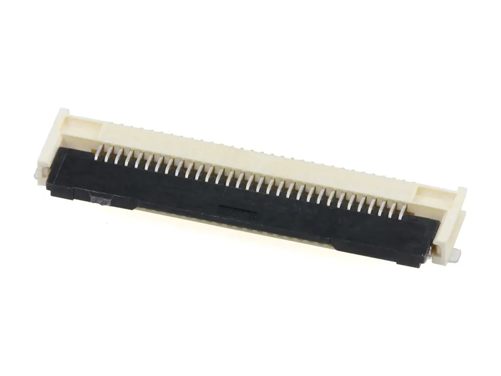 Produktfoto 1 von Molex 505110-3191, SMD gewinkelt FPC-Steckverbinder, 31-polig, Raster 0.5 mm, Unterseite