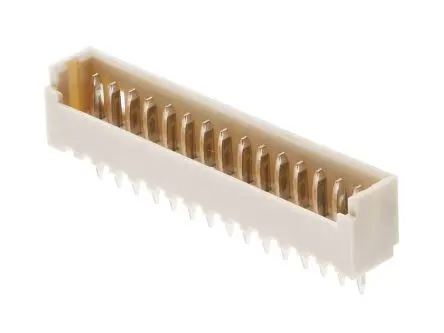 Produktfoto 1 von Molex 53047 Leiterplattenleiste Vertikal, 13-polig / 1-reihig, Raster 1.25 mm Raster Platine, Unisoliert