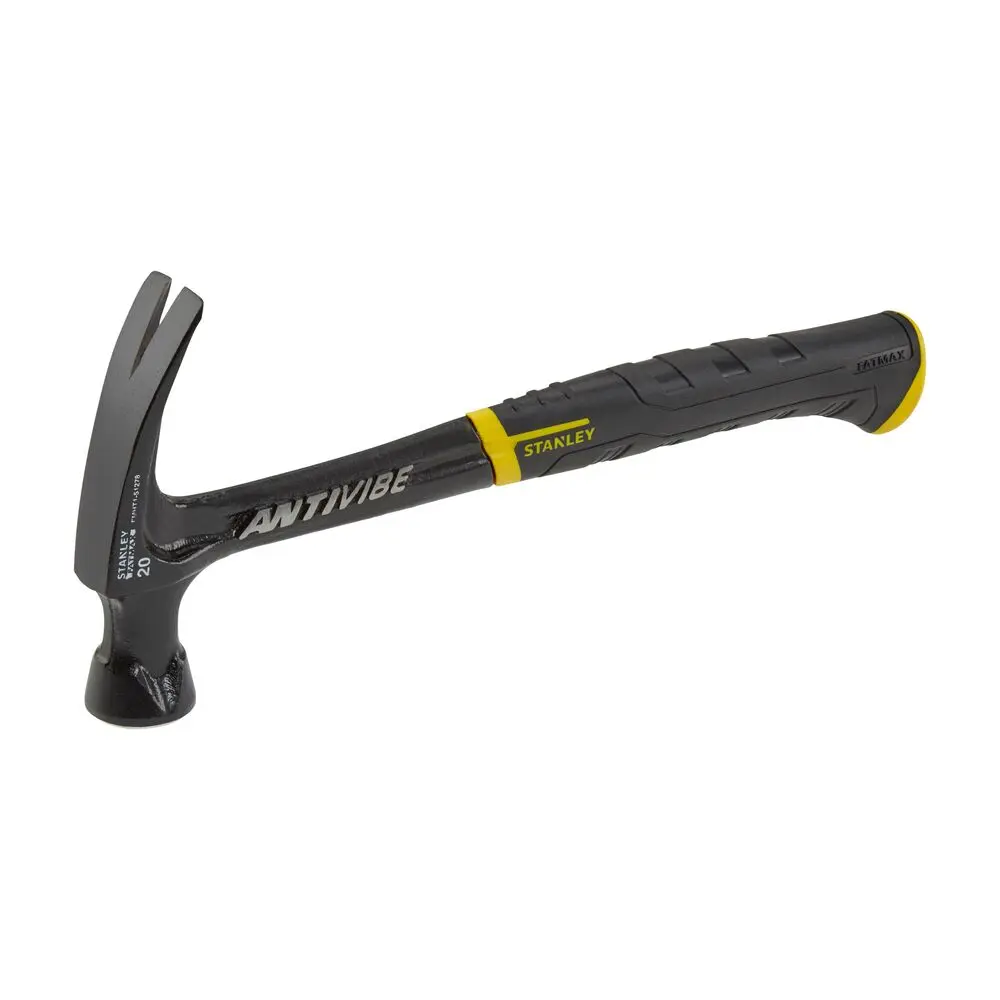 Produktfoto 1 von Stanley Hammer, Klauenhammer aus Stahl 0.7 kg Gummi-Stiel 31.5 cm