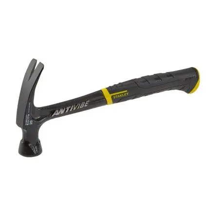 Produktfoto 1 von Stanley Hammer, Klauenhammer aus Stahl 0.7 kg Gummi-Stiel 31.5 cm
