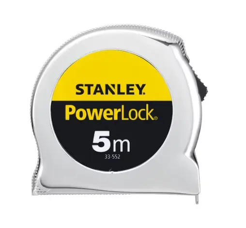 Produktfoto 1 von Stanley PowerLock Maßband, L. 5 m Metrisch 19 mm
