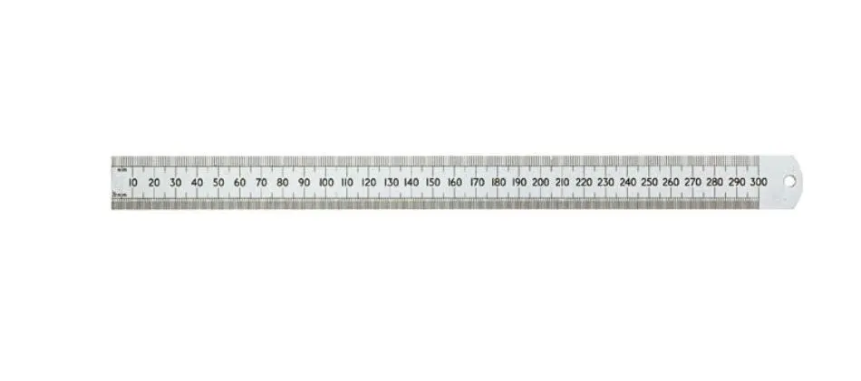 Produktfoto 1 von Stanley Edelstahl Lineal aus Edelstahl Zöllig/metrisch 33 cm x 33 cm