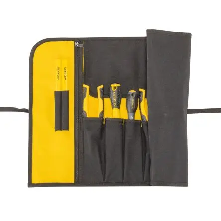 Produktfoto 1 von Stanley Gelbe Werkzeugrolle aus Stoff, Gewebe, 64.5 cm x 1cm, Schwarz, Gelb