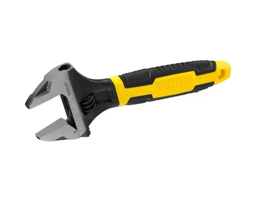 Produktfoto 1 von Stanley Schraubenschlüssel Verstellbarer Schraubenschlüssel, Gerade Griff, / Länge 24.2 cm