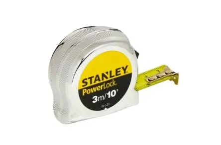 Produktfoto 1 von Stanley PowerLock Maßband, L. 3 m Zöllig/metrisch 19 mm