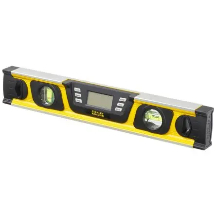 Produktfoto 1 von Stanley Wasserwaage, Typ Digital, 40 cm, Rahmen Aluminium, 2 Libelle/n Wasserdicht/Wasserbeständig Magnetisch