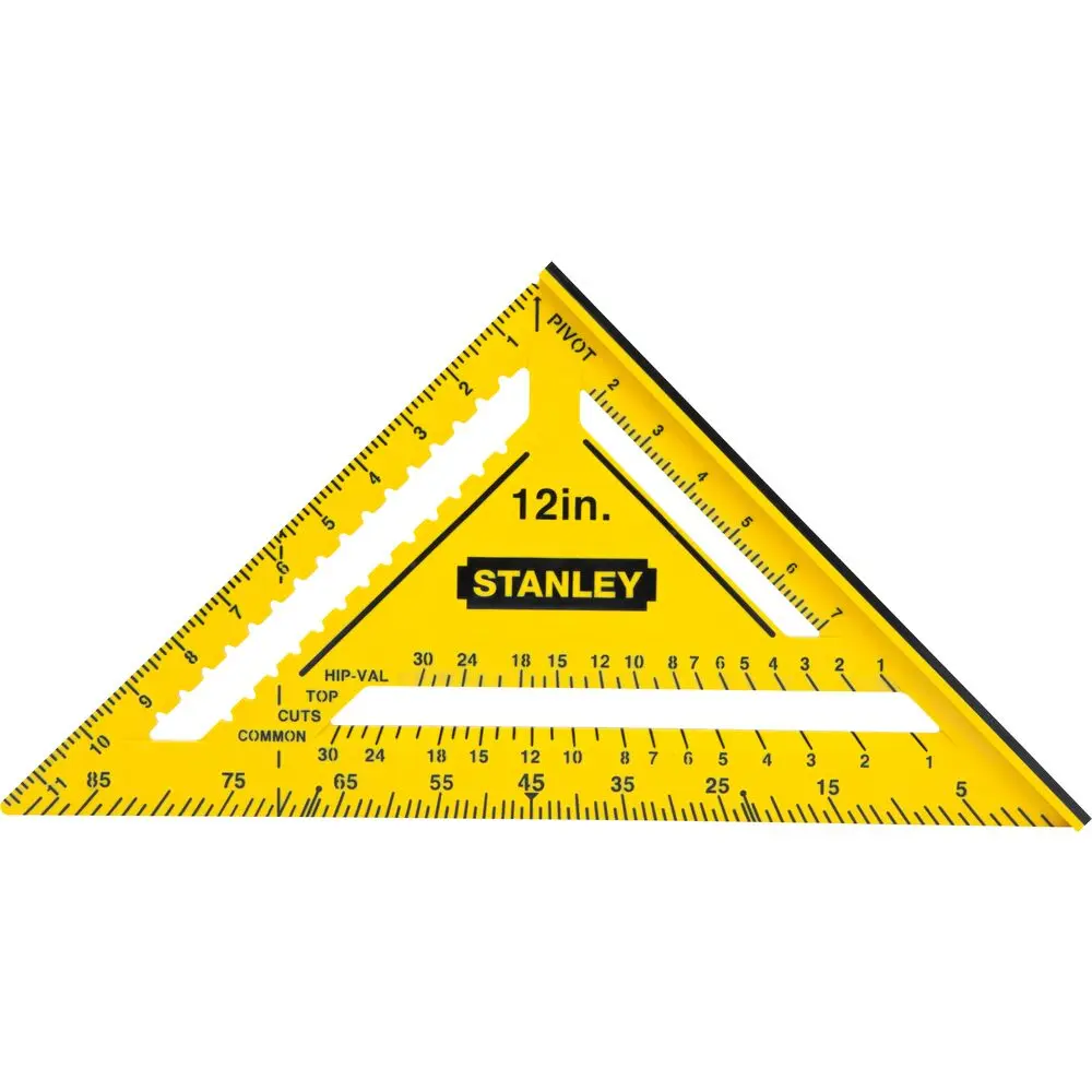 Produktfoto 1 von Stanley Zweifarbiges Schnellwinkelmaß Zöllig/metrisch, 305 mm, 300mm x 30 mm