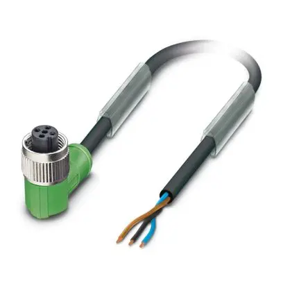 Produktfoto 1 von Phoenix Contact SAC, 3-polig Sensor-Betätigungselementkabel, Gerade 3 / M12 Buchse, Länge 25 m