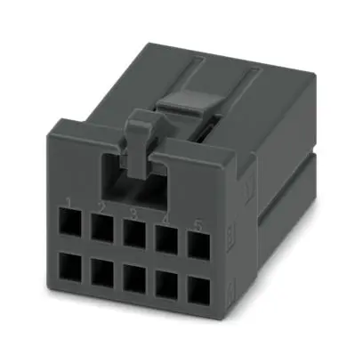 Produktfoto 1 von Phoenix Contact DD21PC Leiterplattensteckverbinder / Buchse, Rastend, 10-polig / 1-reihig, Raster 2.5mm