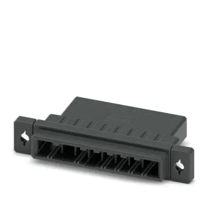 Produktfoto 1 von Phoenix Contact D32H Anschlussklemmenstecker für Panel mit Durchkontaktierung / Buchse, Snap-In, 8-polig / 1-reihig,