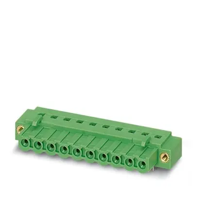 Phoenix Contact IC Leiterplatten-Stiftleiste Vertikal, 10-polig / 1-reihig, Raster 5.08mm, Ummantelt