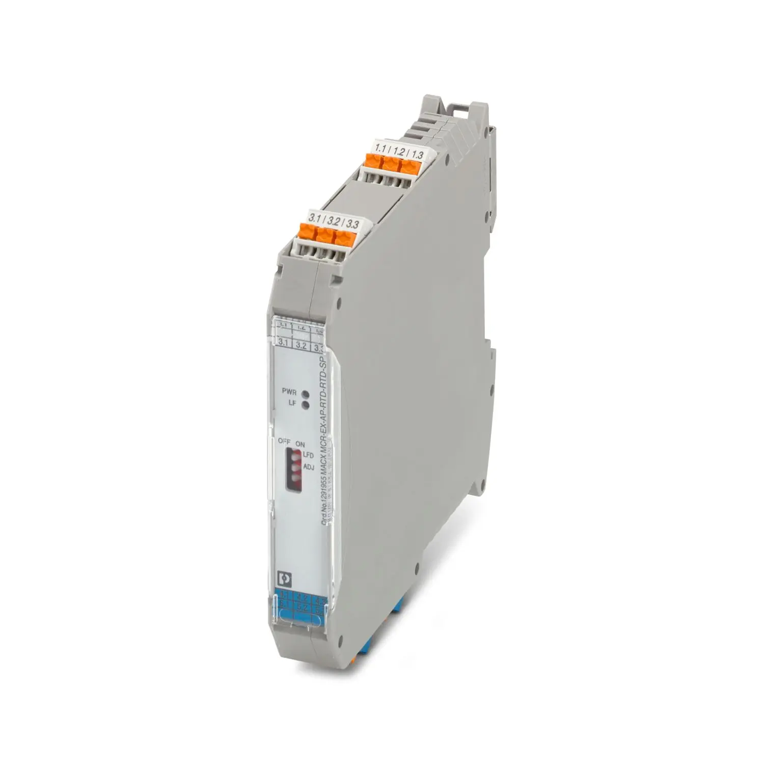 Produktfoto 1 von Phoenix Contact Serie 1291 Temperaturmessumformer 24 V, Spannung 18 to 391 Ω (Pt 100) EIN / Analog 18 to 391 Ω (Pt 100)