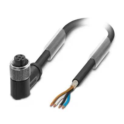 Produktfoto 1 von Phoenix Contact SAC, 4-polig Sensor-Betätigungselementkabel, Freies Kabelende 4 / M12 Buchse, Länge 15 m