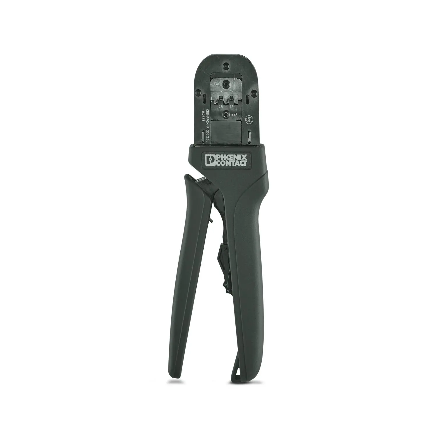 Produktfoto 1 von Phoenix Contact Crimpfox CRIMPFOX-P CDC 2.5L Crimp-Werkzeug für COMBICON Crimp-Verbinder, 233 mm