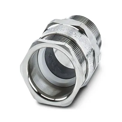 Produktfoto 1 von Phoenix Contact 1411 Kabelverschraubung, M32 Messing vernickelt Messing 26.3 mm/ 17 mm, IP68, IP67, IP66