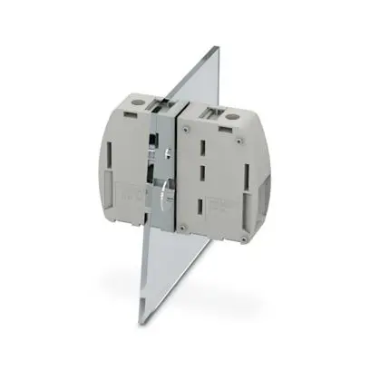 Produktfoto 1 von Phoenix Contact UW Anschlussklemmenstecker für Panel mit Durchkontaktierung 0°, Kabel, 1-polig / 1-reihig, Raster 25 mm
