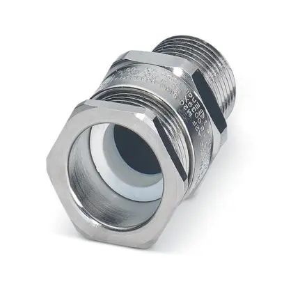 Produktfoto 1 von Phoenix Contact G-ESS Kabelverschraubung, M25 Messing vernickelt Messing 20 mm/ 11.1 mm, IP68, IP67, IP66