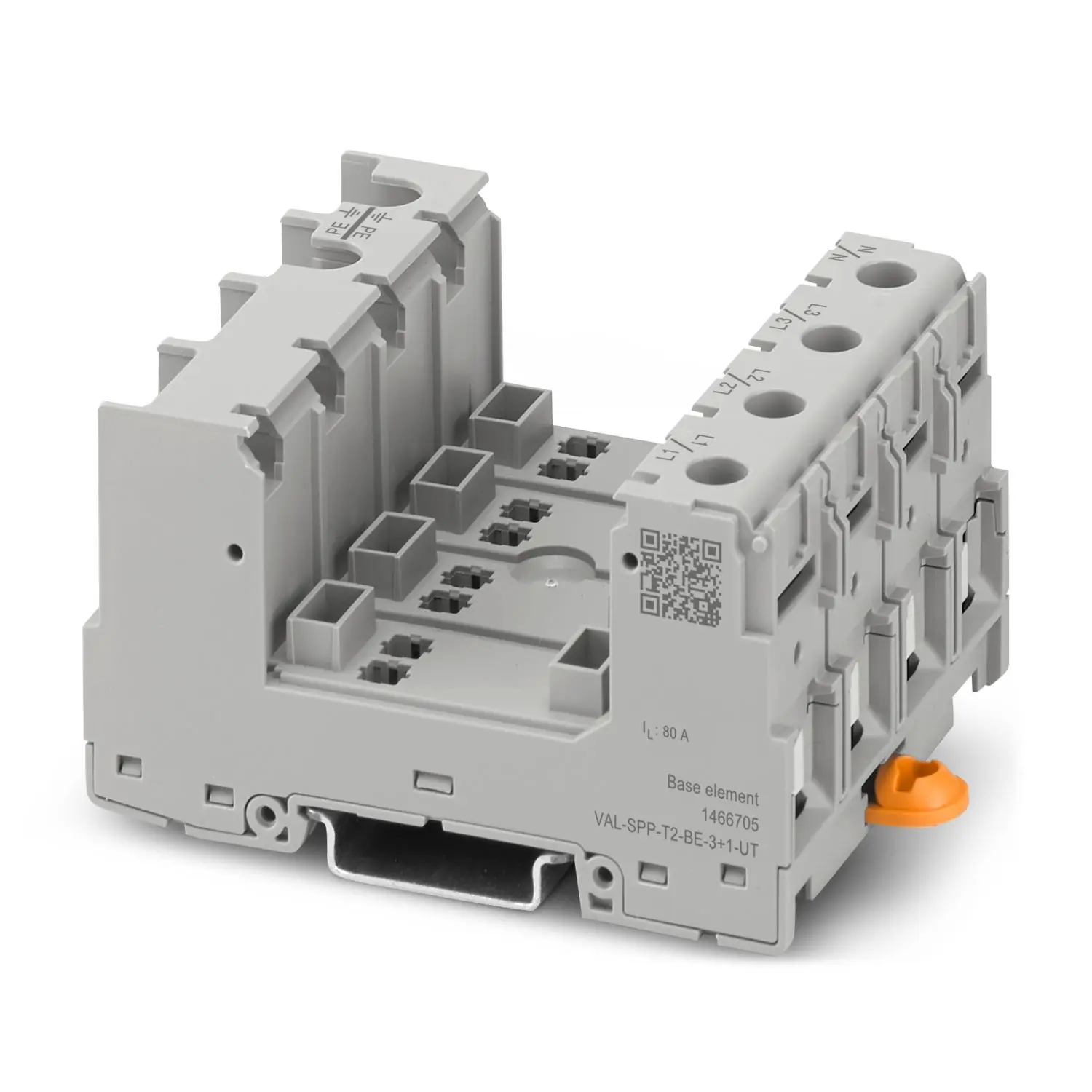 Produktfoto 1 von Phoenix VAL Überlastschutzgerät Basiselement 80 kA 440V ac, DIN-Hutschiene, -40 °C→85 °C