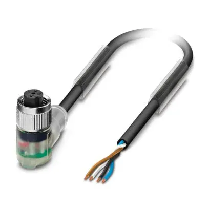 Produktfoto 1 von Phoenix Contact SAC Sensor-Betätigungselementkabel, Gerade / M12 Buchse, Länge 10 m