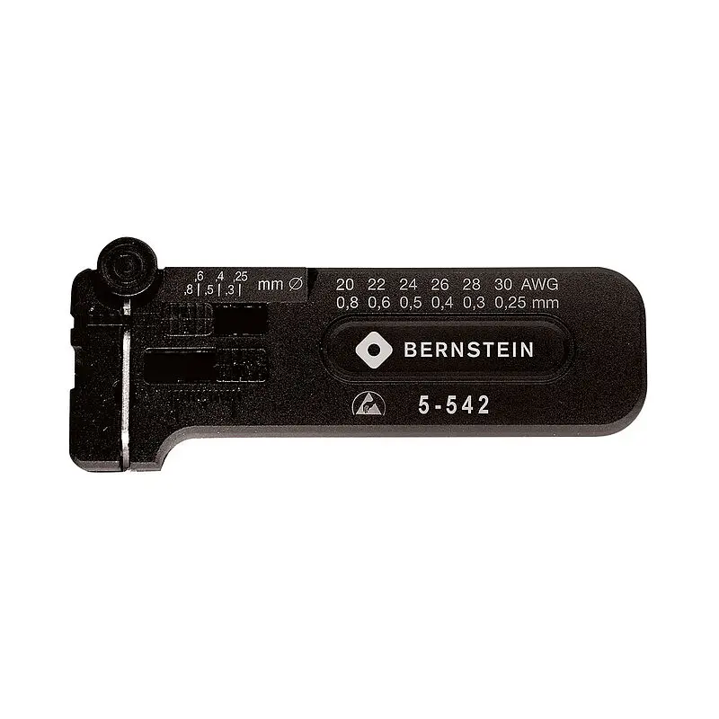 Produktfoto 1 von Bernstein 5 Präzisionsabisolierer, Dissipativer Präzisionsabisolierer 0.25 to 0.8 mm, 102 mm
