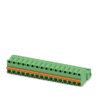 Produktfoto 1 von Phoenix Contact FKIC 2 Leiterplattensteckverbinder / Stecker, Snap-In, 16-polig / 1-reihig, Raster 5mm