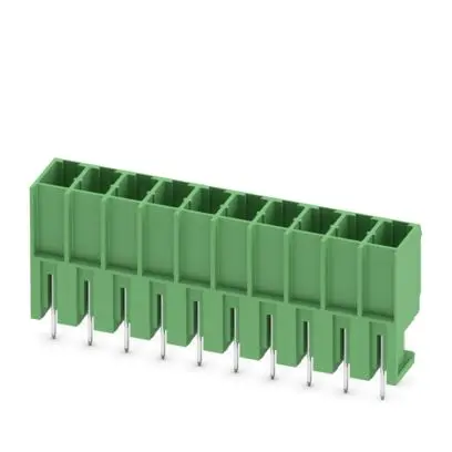 Produktfoto 1 von Phoenix Contact PCV Leiterplatten-Stiftleiste Gerade, 10-polig / 1-reihig, Raster 7.62mm, Ummantelt
