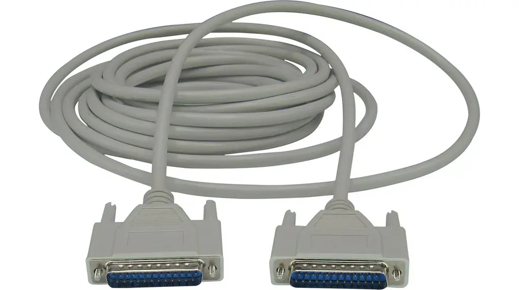Produktfoto 1 von RND RND 765 Serielles Kabel / D-SUB Stecker / D-SUB Stecker, 6 m Polyvinylchlorid, Beige, RoHs and Reach