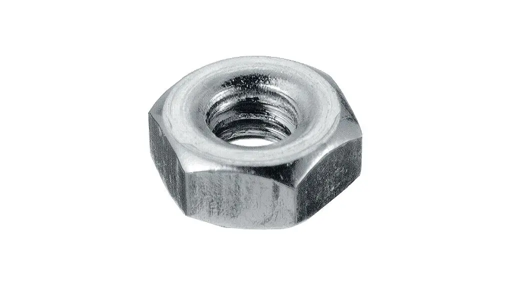 Produktfoto 1 von RND Sechskantmuttern, M5 Edelstahl DIN 934