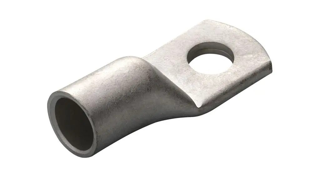 RND RND 465 Ring-Rohrkabelschuh, Unisoliert 22 AWG, Silber, 1 AWG max.AWG, aussen ø 4.3 mm, innen ø 4.3 mm, 8 mm