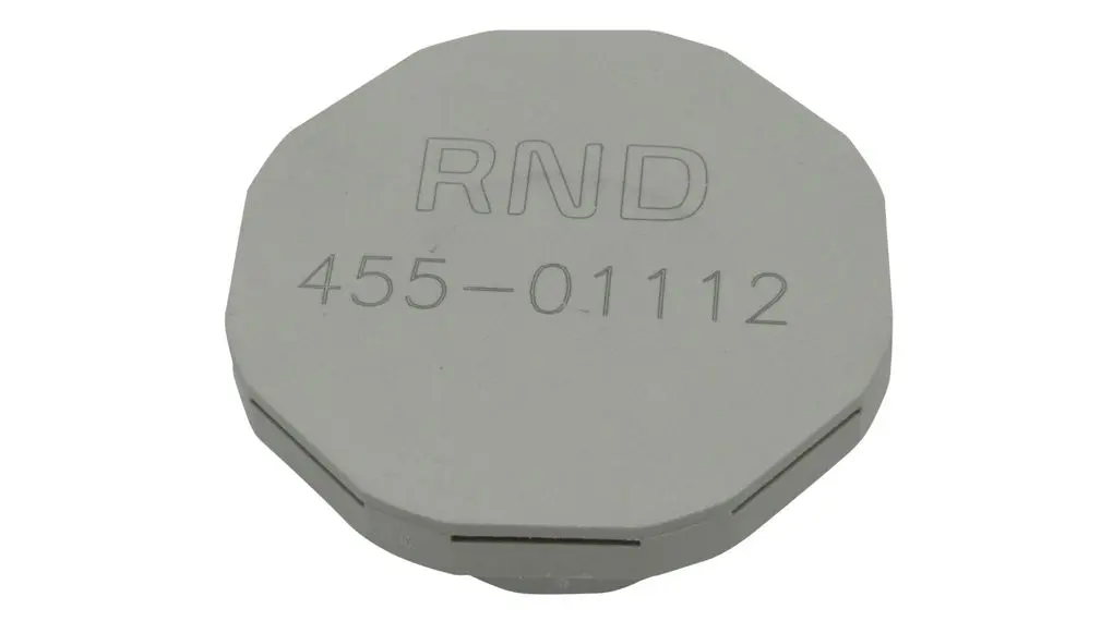 RND RND 455 Blindstopfen M40, Polyamid Mit Gewinde Ø 60 mm, IP68, IP66, Grau